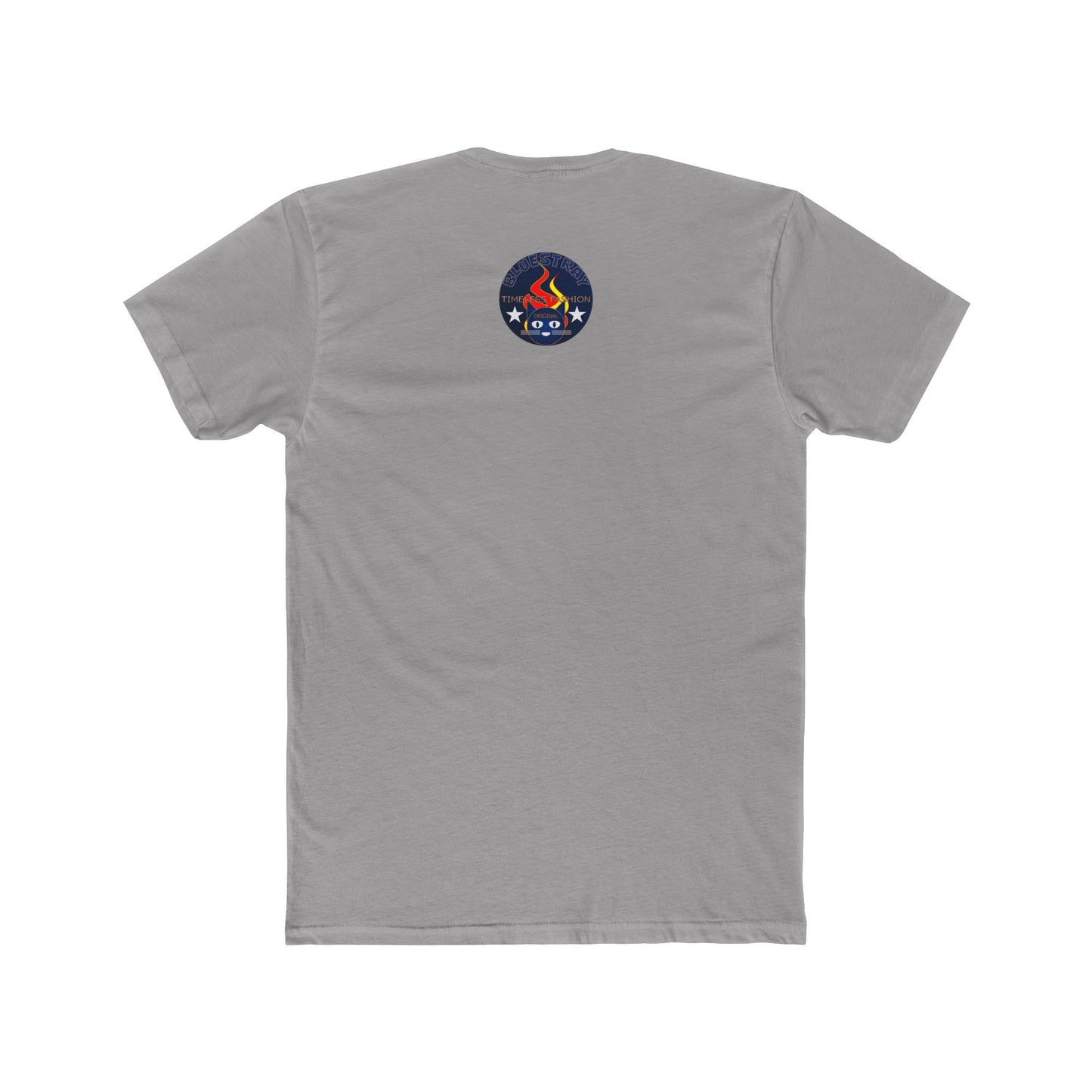 Retro Cat Flame Logo Tee — Bluestay Time & Motion Graphic T-Shirt