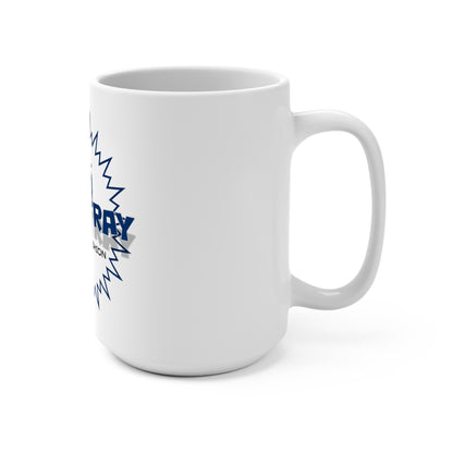 Bluestray 15oz Ceramic Mug — 'Timeless Fashion' Retro Cat Logo