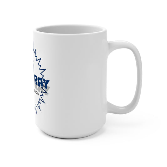 Bluestray 15oz Ceramic Mug — 'Timeless Fashion' Retro Cat Logo