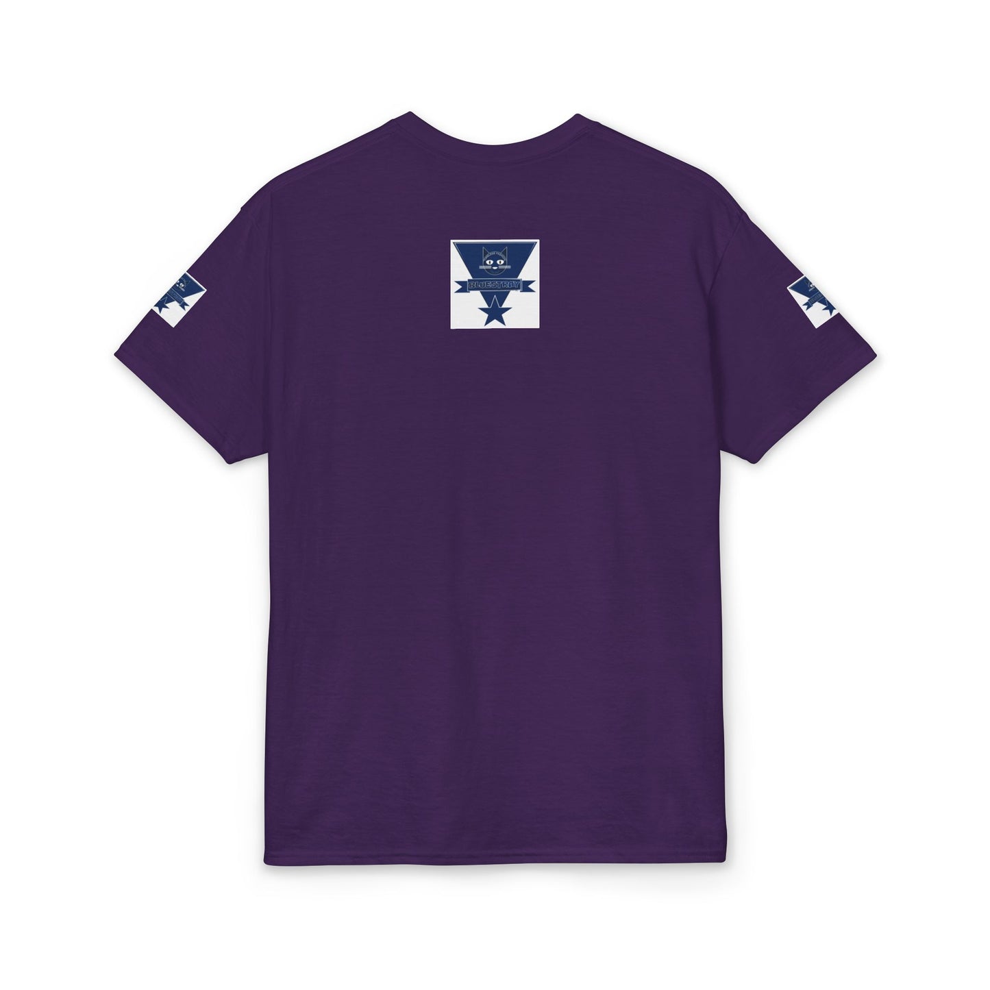 Bluestray Cat Graphic T-Shirt — Retro Star Logo Tee