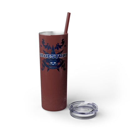 Bluestray Crab Skinny Tumbler — 20oz Stainless Travel Cup with Straw
