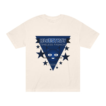 Bluestray Timeless Fashion Tee — Vintage Cat Triangle Logo T‑Shirt