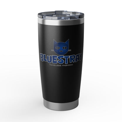 Bluestray Cat Logo Tumbler — 20oz Insulated Stainless Steel Travel Cup