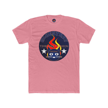 Retro Cat Flame Logo Tee — Bluestay Time & Motion Graphic T-Shirt