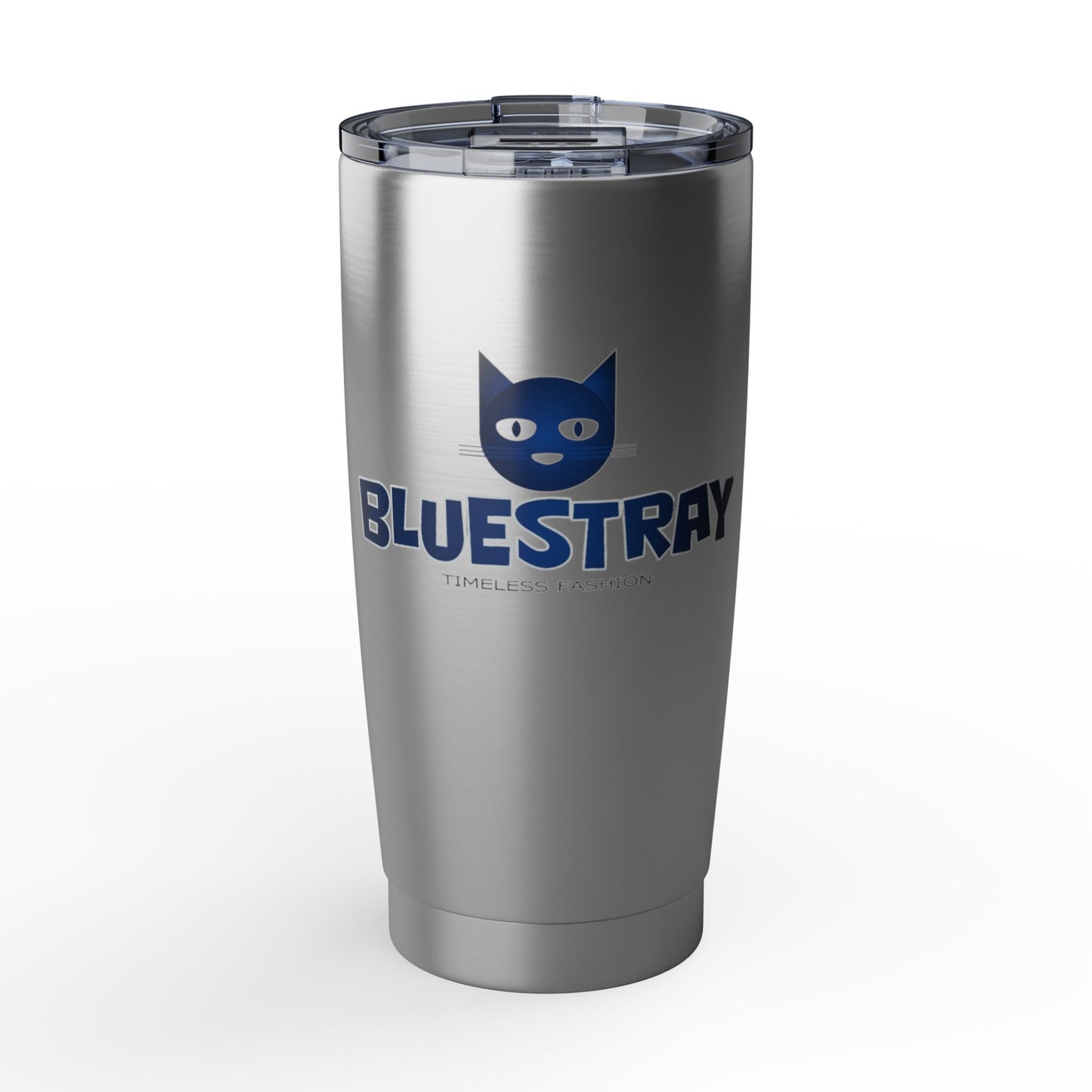 Bluestray Cat Logo Tumbler — 20oz Insulated Stainless Steel Travel Cup