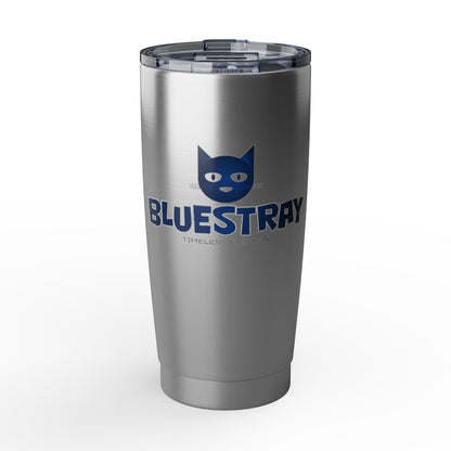 Bluestray Cat Logo Tumbler — 20oz Insulated Stainless Steel Travel Cup