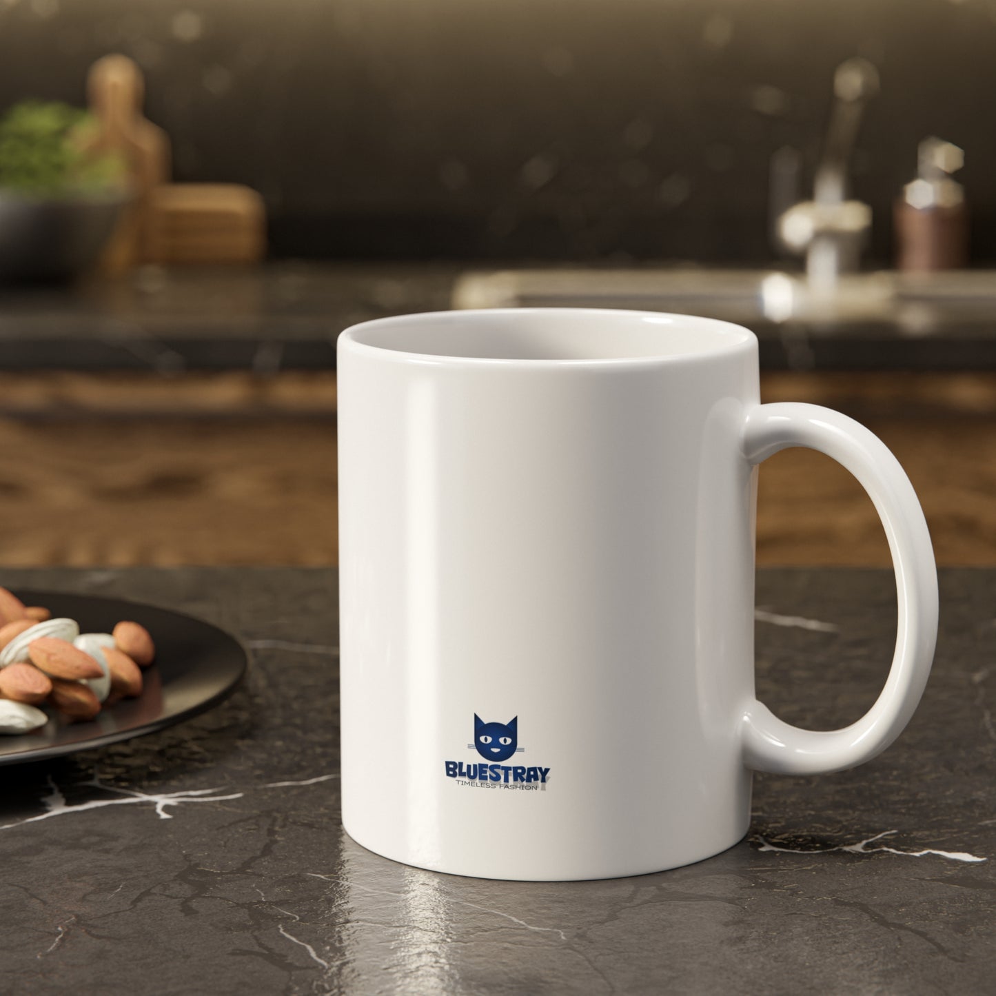Ceramic Mug — Bluestray Cat Logo 11oz