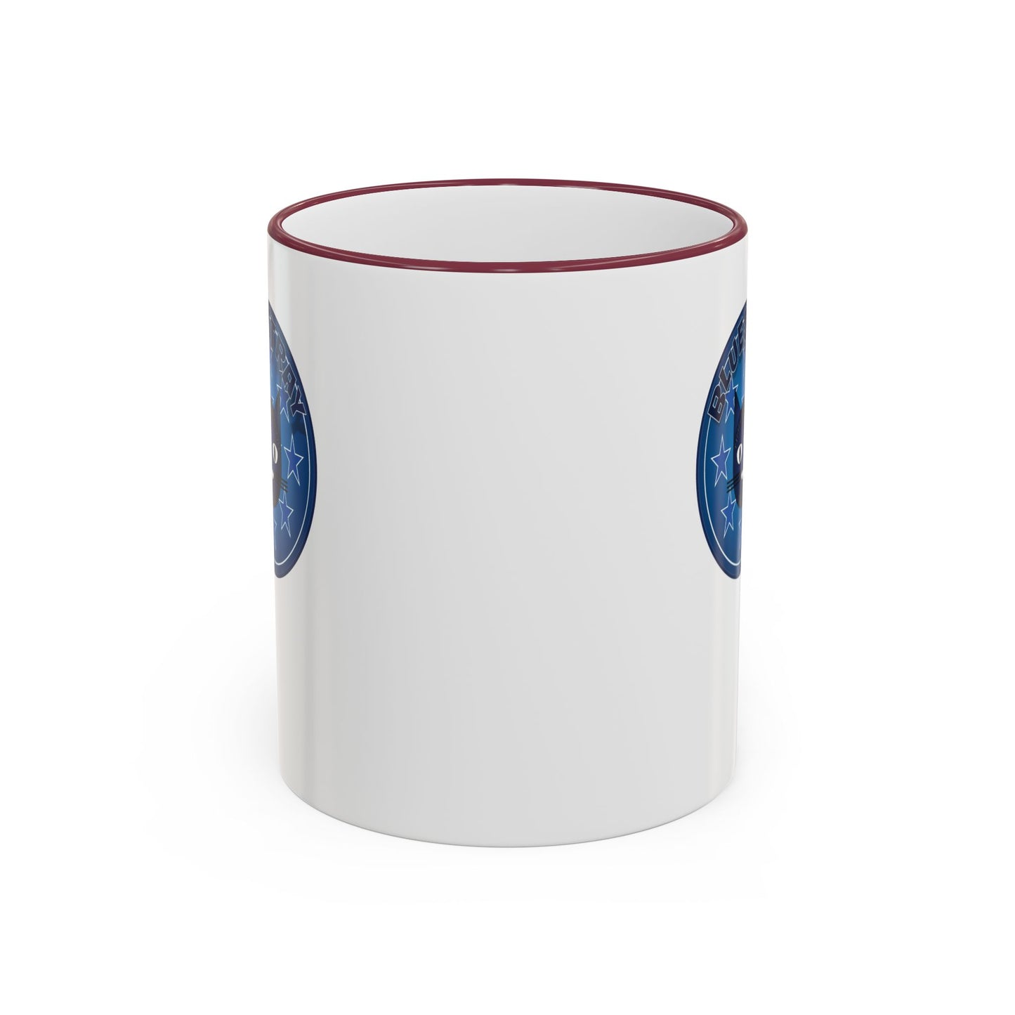 Bluestray Celtic Compass Accent Rim Mug — 11oz & 15oz Rustic Nautical Coffee Cup