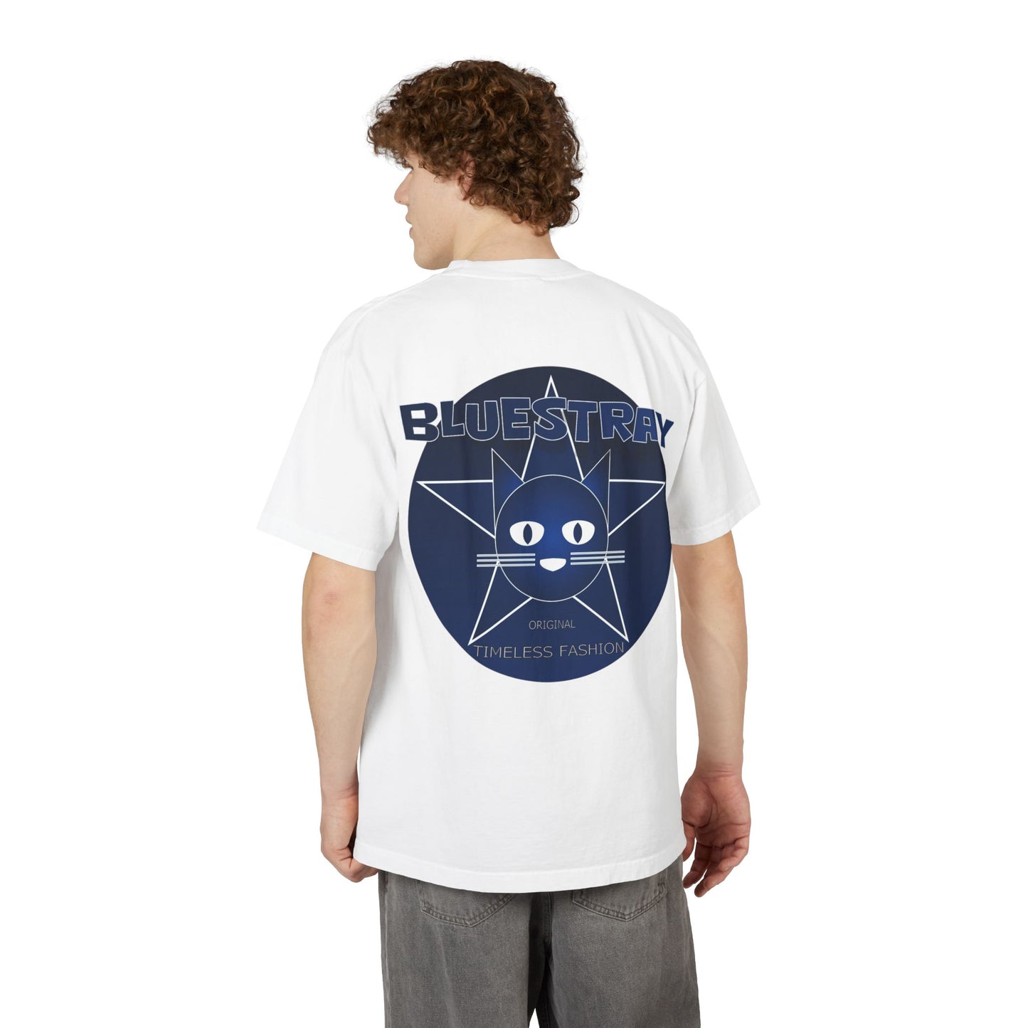 Bluestray Star Cat T-Shirt — Retro Graphic Tee