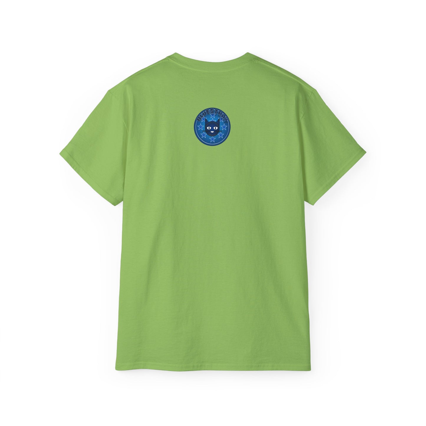 Bluestray Cat T‑Shirt — Blue Star Graphic Tee