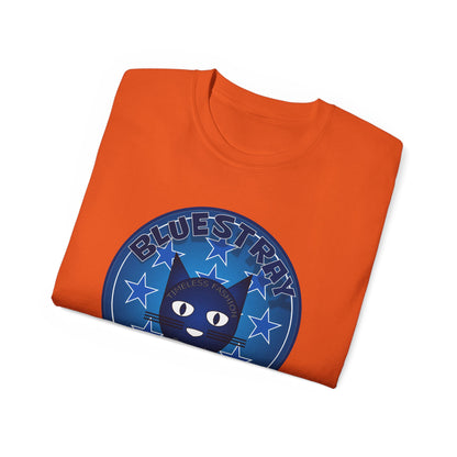 Bluestray Cat T‑Shirt — Blue Star Graphic Tee