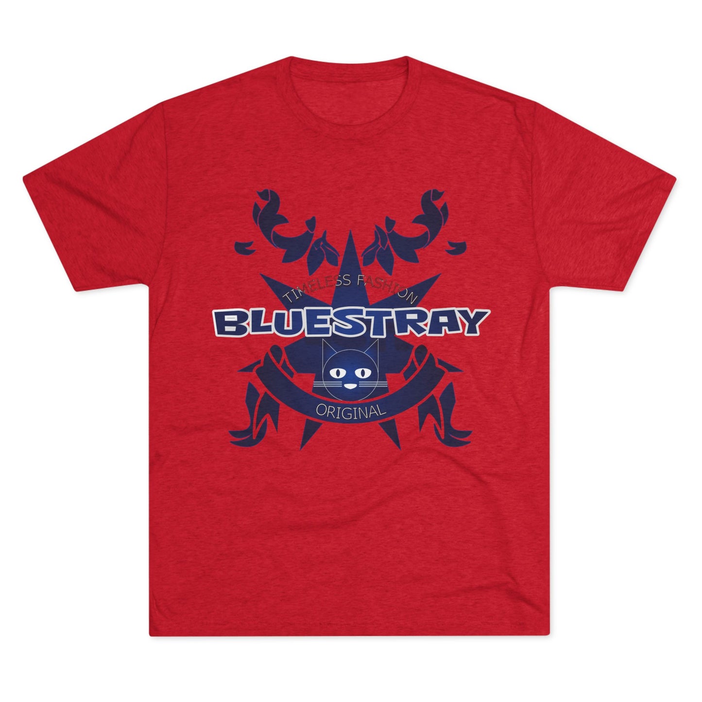 Bluestray Crab Graphic Tee — Nautical Cat Logo Short-Sleeve Shirt