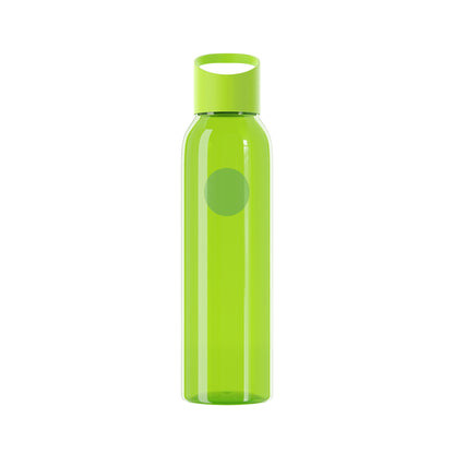 Bluestray Logo Water Bottle — Clear Reusable Bottle with Star & Flame Emblem