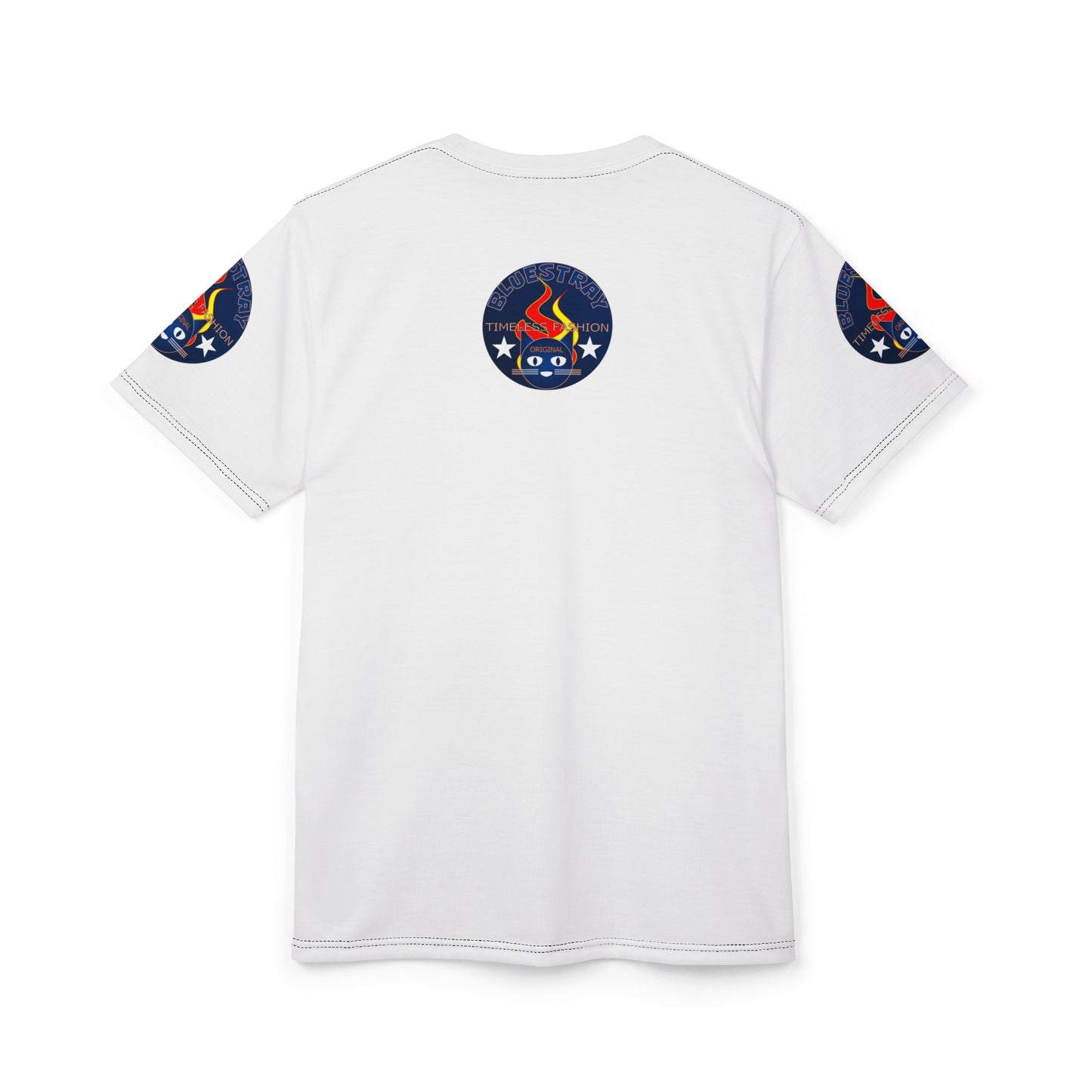 Bluestray Cat Flame Logo Tee — Vintage Timeless Fashion Graphic T-Shirt