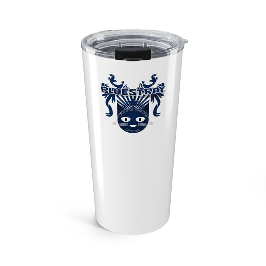 Bluestray Crest 20oz Tumbler — Insulated Travel Cup with Navy Cat Crest