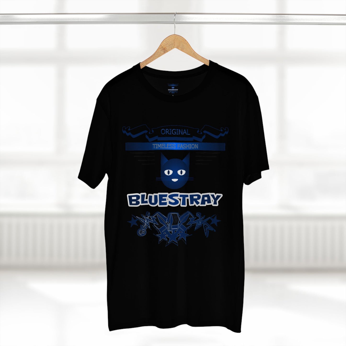 Bluestray Graphic Tee — Retro Cat Logo T-Shirt