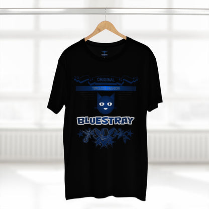 Bluestray Graphic Tee — Retro Cat Logo T-Shirt