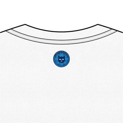 Bluestray Cat V-Neck Tee — Women's Graphic Cat Shirt