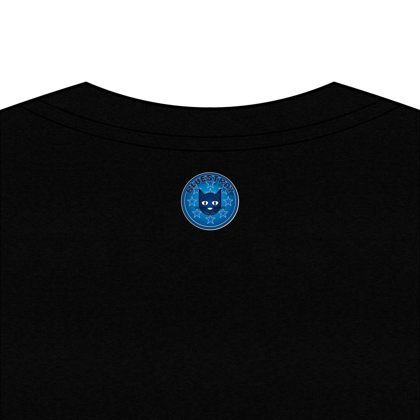 Bluestray Cat V-Neck Tee — Women's Graphic Cat Shirt
