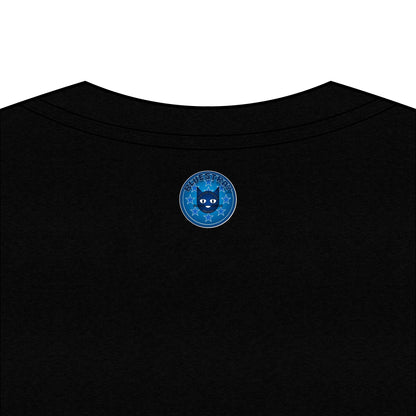 Bluestray Cat V-Neck Tee — Women's Graphic Cat Shirt