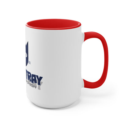 Accent Mug — Bluestray Cat Logo Coffee Cup