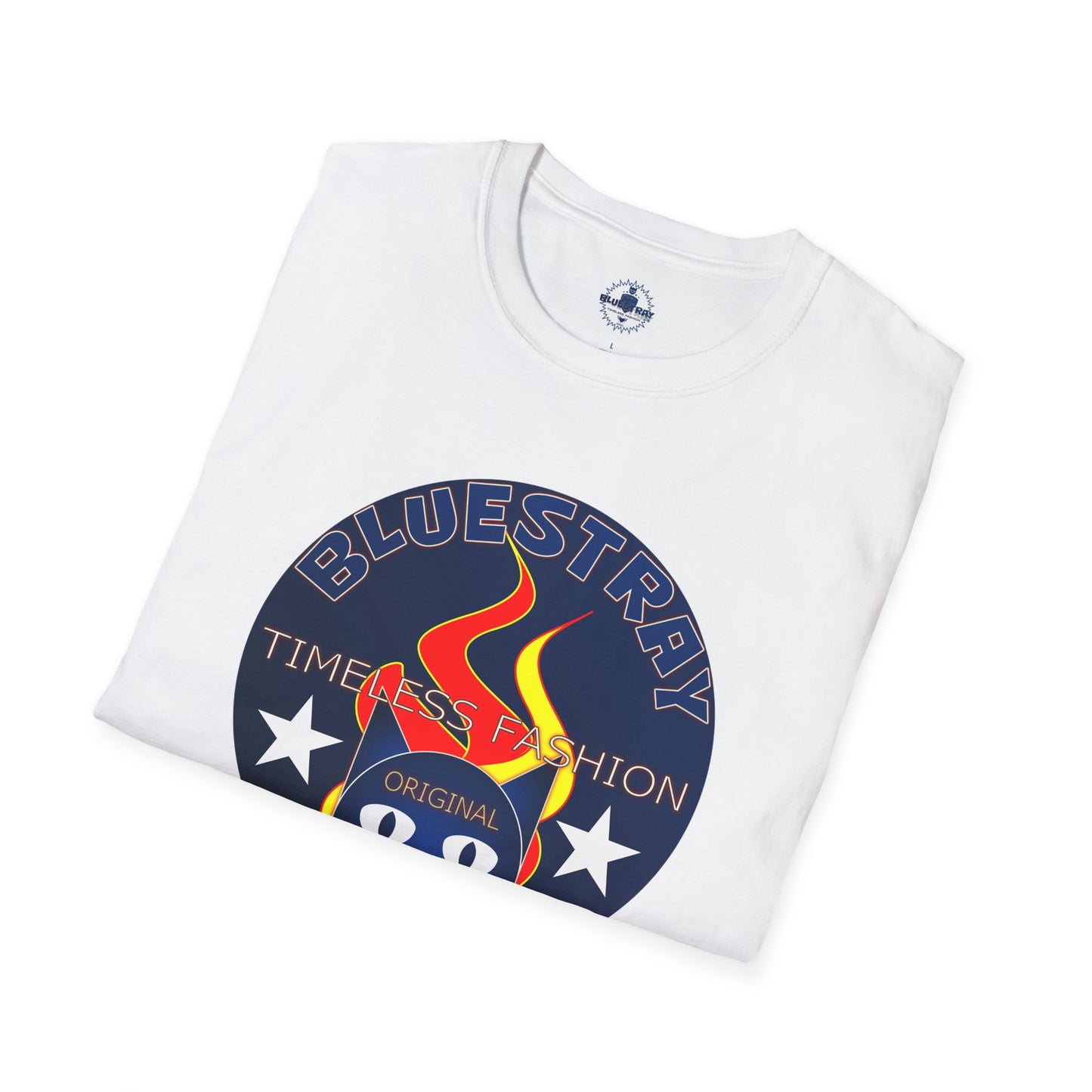 T-Shirt — Bluestary Timeless Fashion Graphic Tee (Flame Logo)