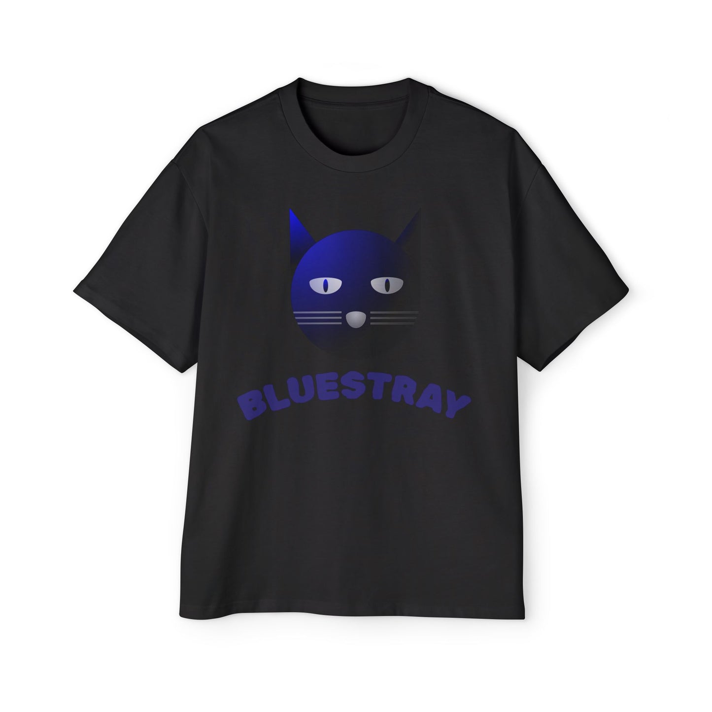 Bluestray Cat Tee — Graphic Men's Oversized T-Shirt