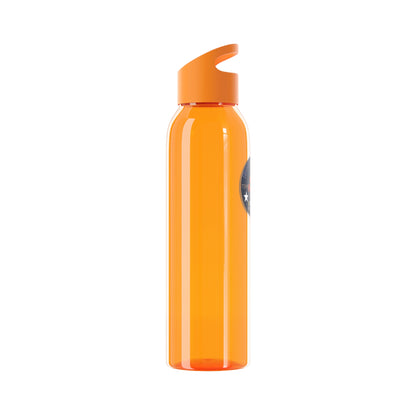 Sky Water Bottle — Clear Reusable Bottle with Nautical Bluestray Logo