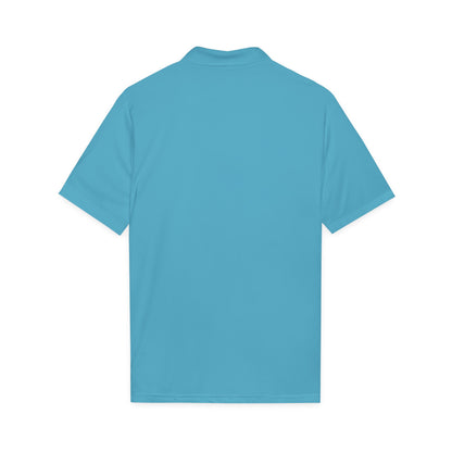 Embroidered Firefighter Patch Polo — Men’s Bluestray Performance Work Shirt