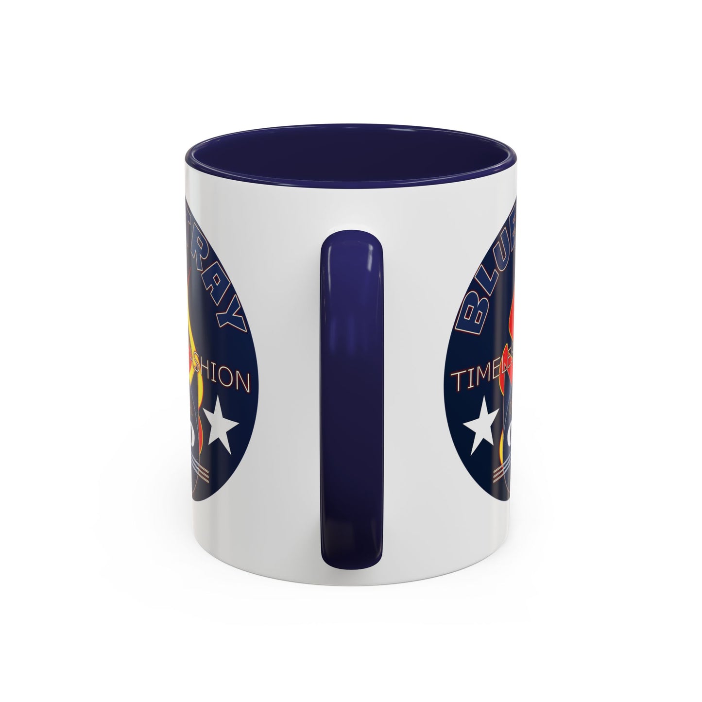 Bluestray Timeless Fashion Accent Coffee Mug — Retro Cat Logo 11/15oz