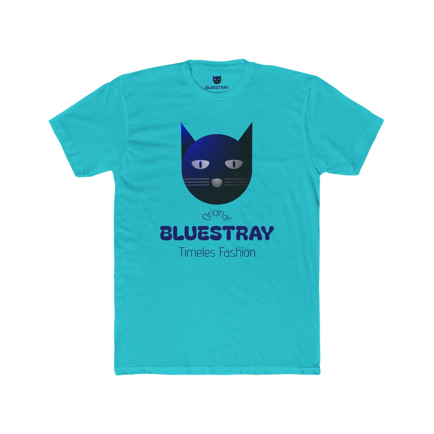 Bluestray Cat Graphic Tee — Timeless Fashion Cotton T‑Shirt