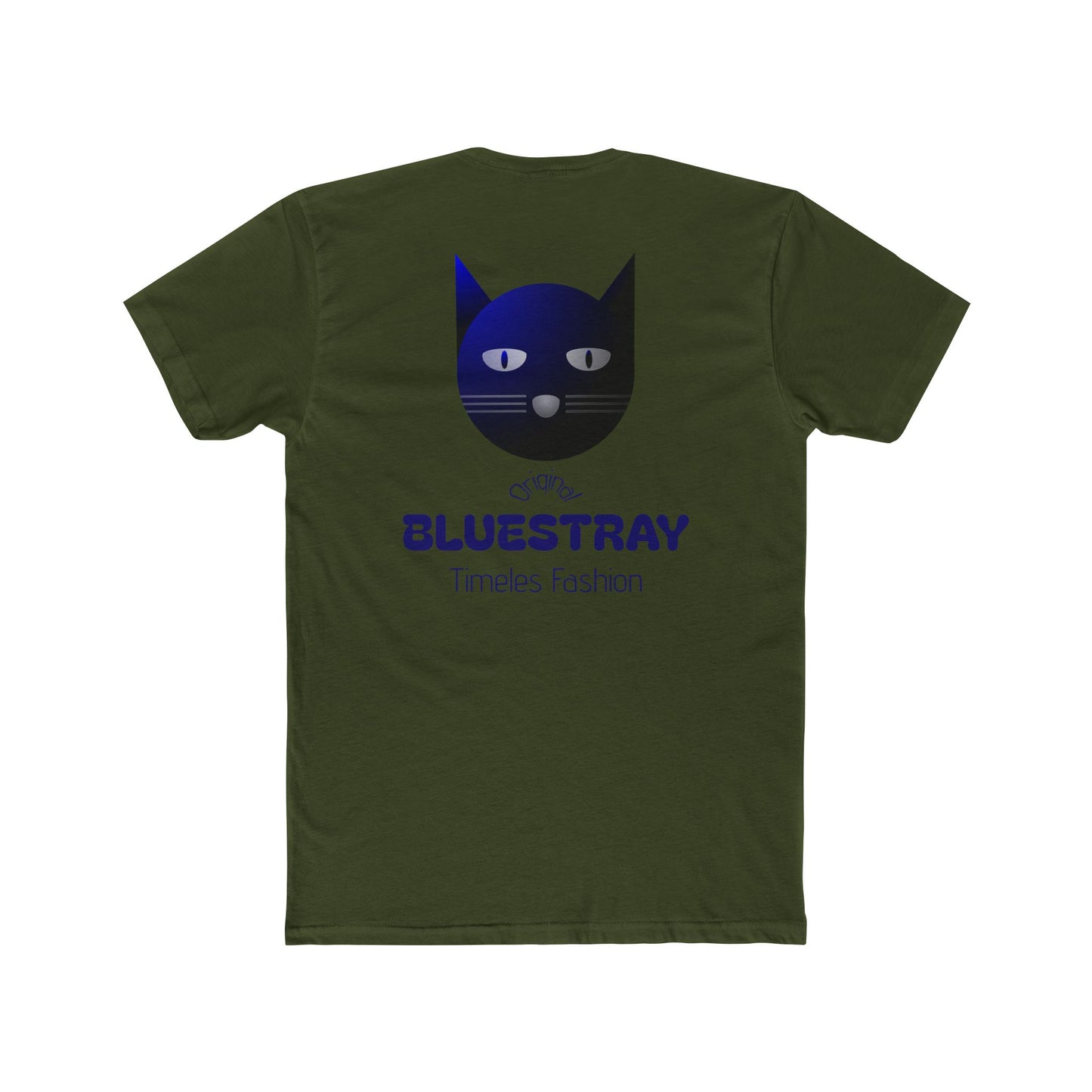 Bluestray Cat Graphic Tee — Timeless Fashion Cotton T‑Shirt
