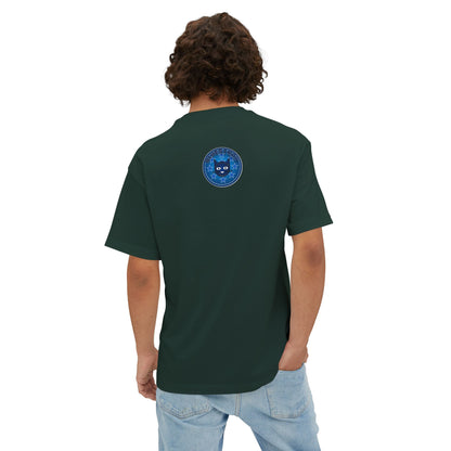 Blue Cat Stars Tee — "Bluestray" Graphic T-Shirt