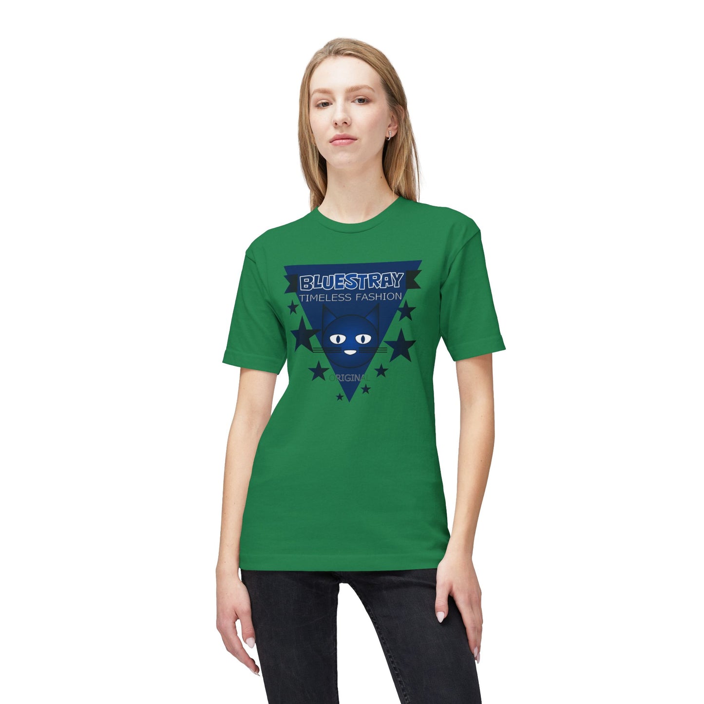 Bluestray Triangle Graphic T-Shirt — Timeless Fashion Cat Eyes Design
