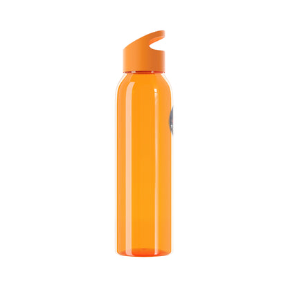 Bluestray Logo Water Bottle — Clear Reusable Bottle with Star & Flame Emblem
