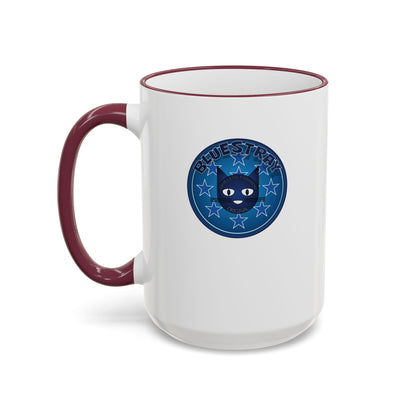 Bluestray Celtic Compass Accent Rim Mug — 11oz & 15oz Rustic Nautical Coffee Cup