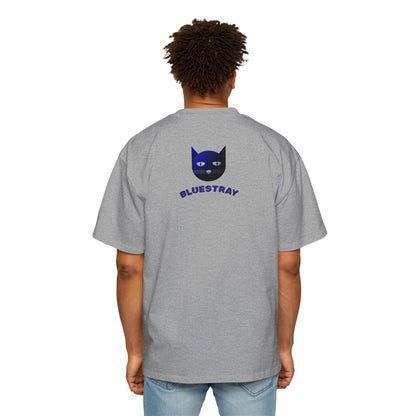 Bluestray Cat Tee — Graphic Men's Oversized T-Shirt