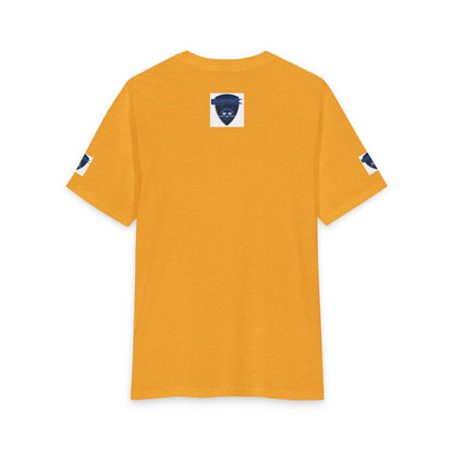 Bluestray Cat Shield T-Shirt — Retro Navy Crest Tee