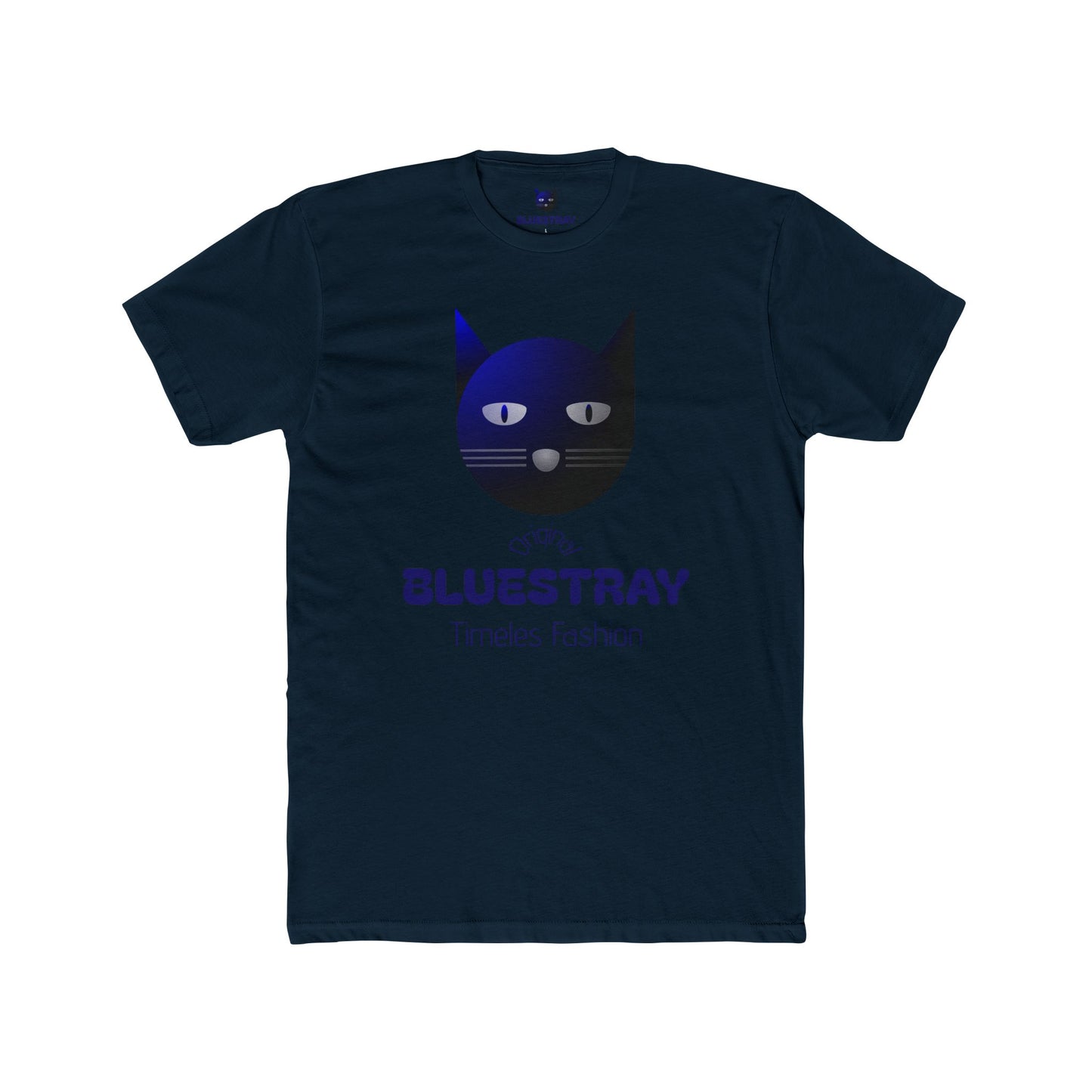 Bluestray Cat Graphic Tee — Timeless Fashion Cotton T‑Shirt