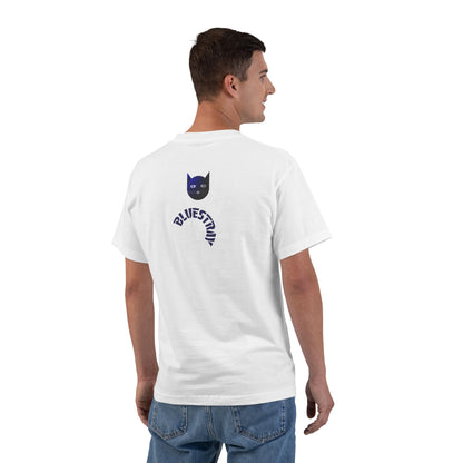 Bluestray Cat Graphic T-Shirt — 'BluesTown' Fashion Tee