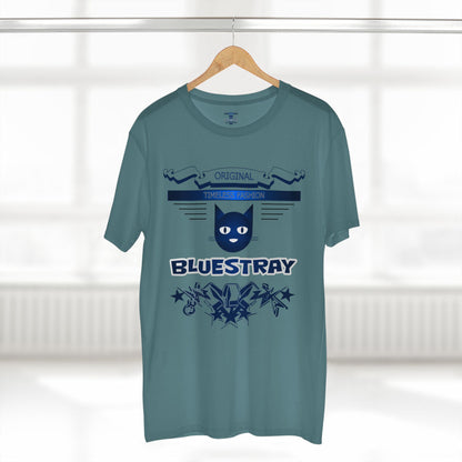 Bluestray Graphic Tee — Retro Cat Logo T-Shirt