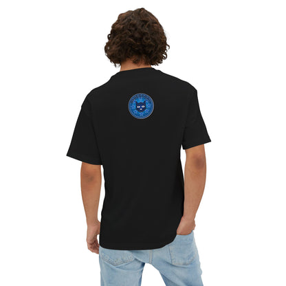 Blue Cat Stars Tee — "Bluestray" Graphic T-Shirt