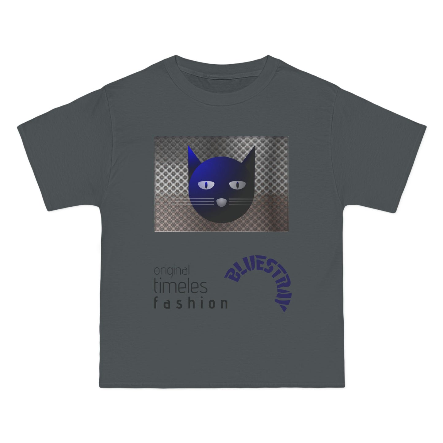 Bluestray Cat Graphic T-Shirt — 'BluesTown' Fashion Tee