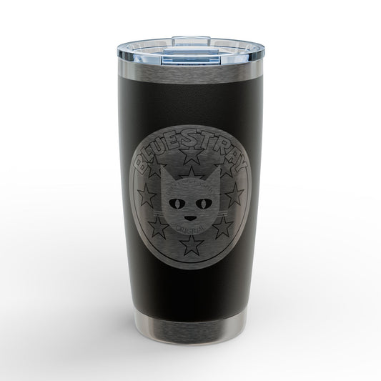 Engraved 20oz Tumbler — Bluestray Cat Logo Stainless Travel Mug