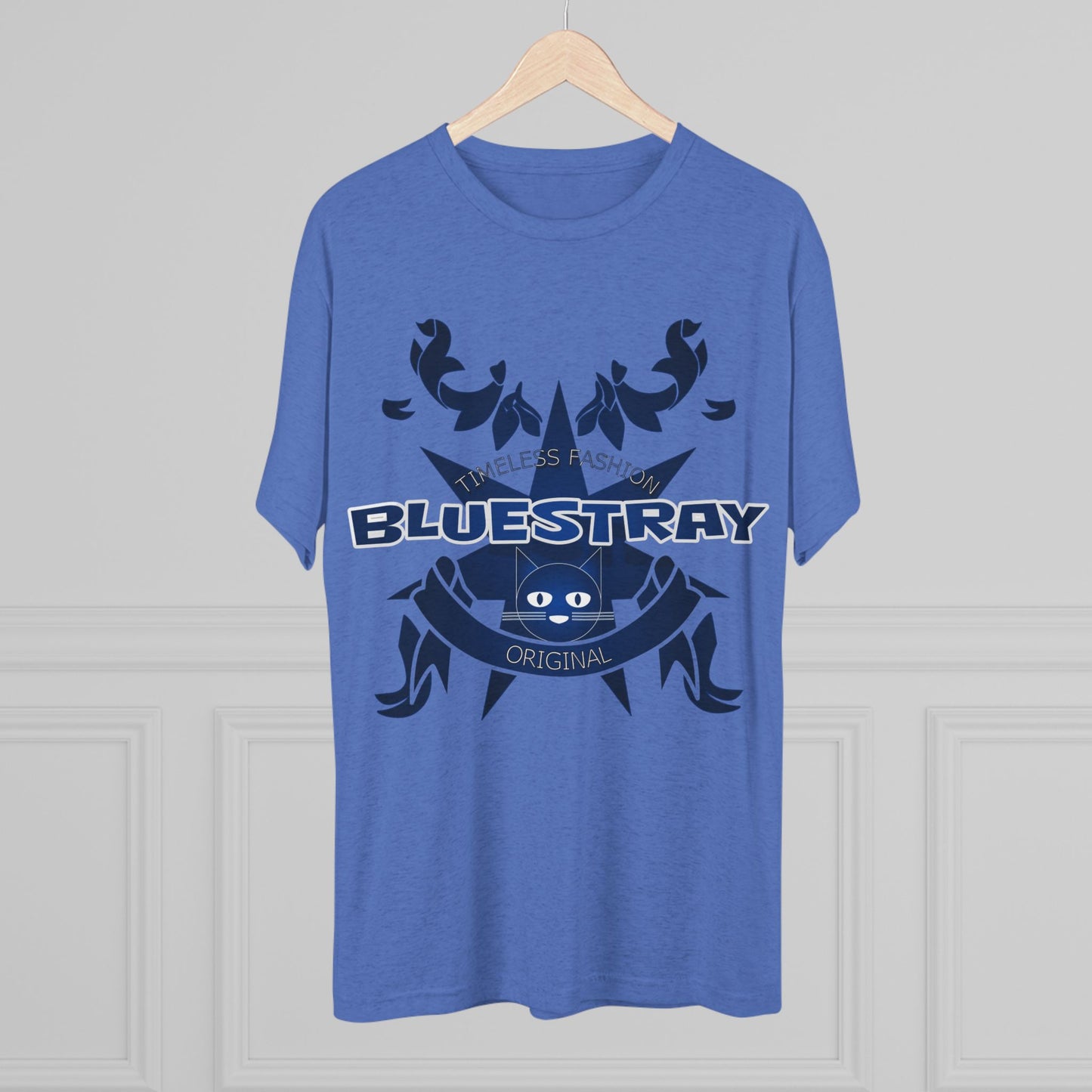 Bluestray Crab Graphic Tee — Nautical Cat Logo Short-Sleeve Shirt