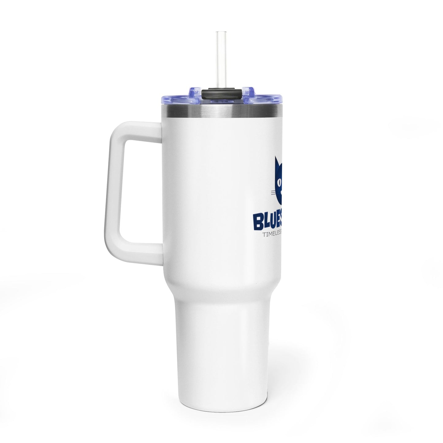 40oz Vacuum Tumbler — Bluestray Cat Logo Insulated Travel Mug