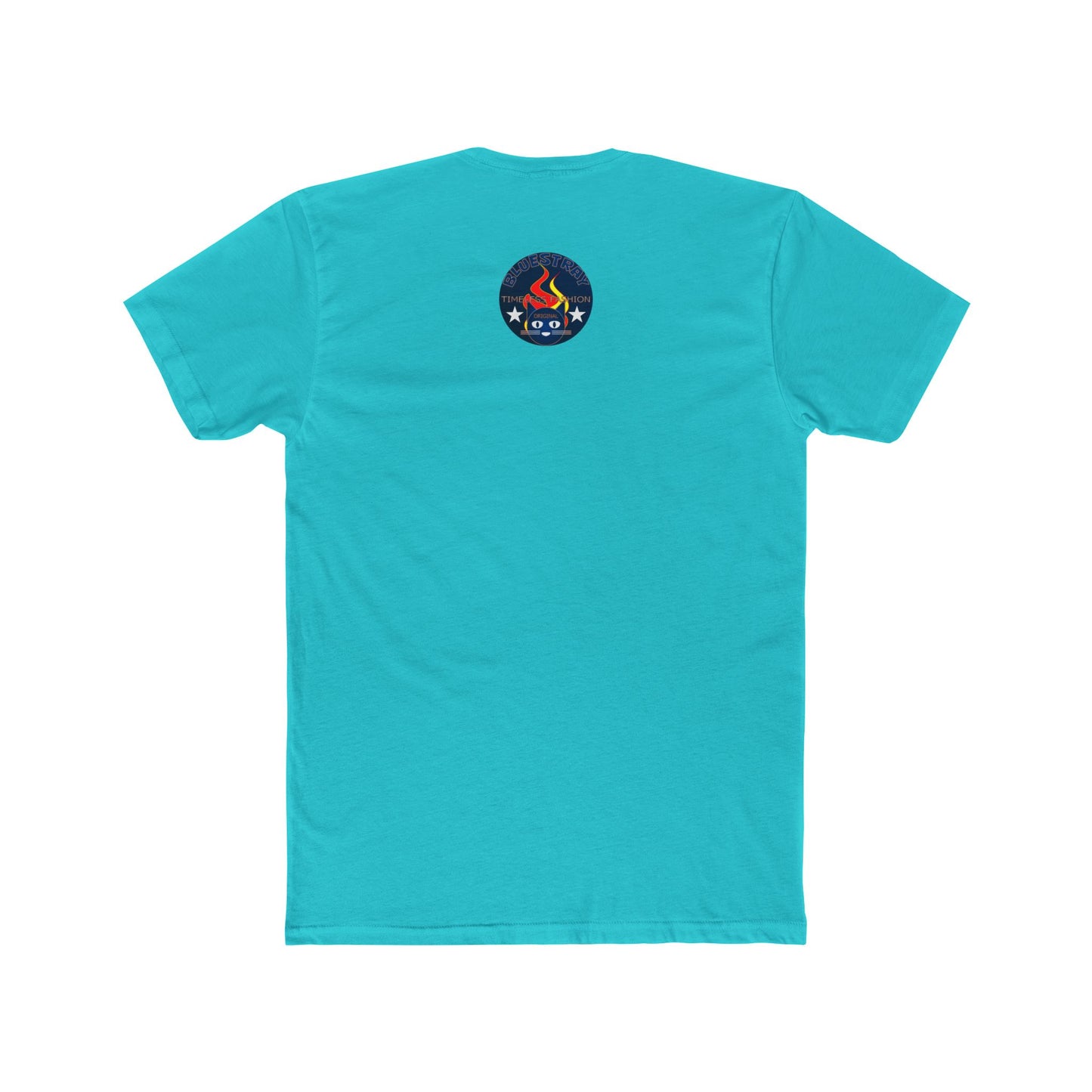 Retro Cat Flame Logo Tee — Bluestay Time & Motion Graphic T-Shirt