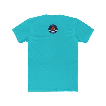 Retro Cat Flame Logo Tee — Bluestay Time & Motion Graphic T-Shirt