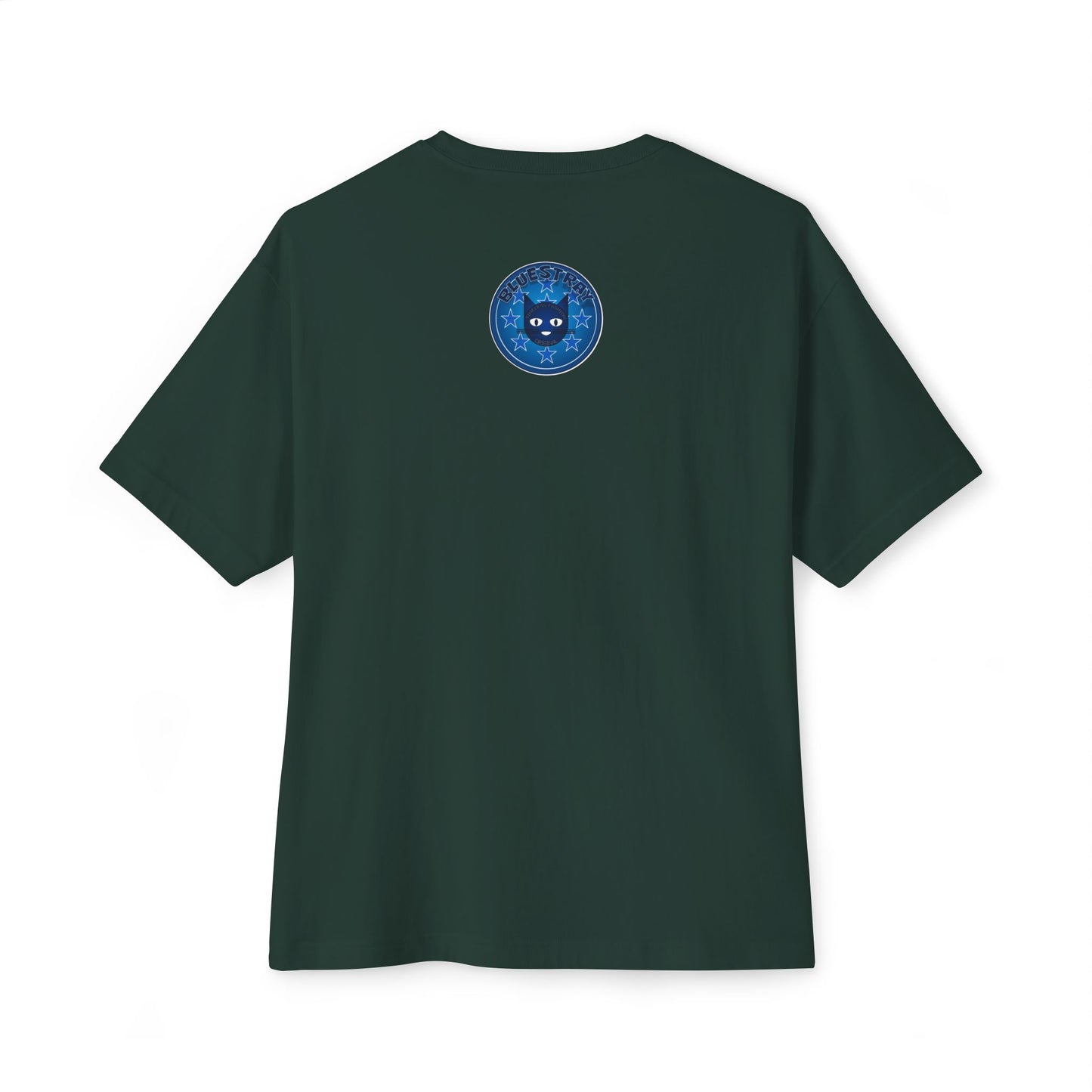 Blue Cat Stars Tee — "Bluestray" Graphic T-Shirt