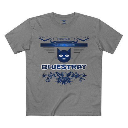 Bluestray Graphic Tee — Retro Cat Logo T-Shirt